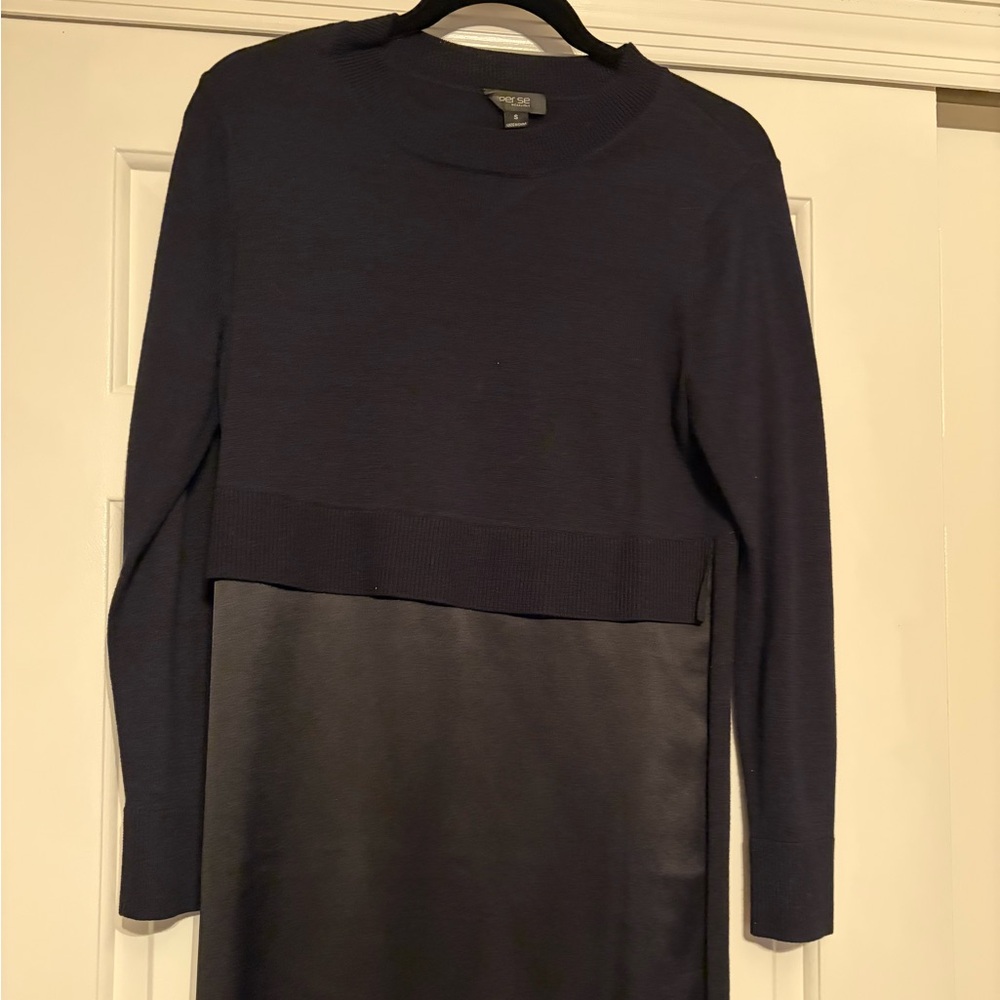 Per se Elegant Black sweater Dress